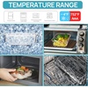 image:imageVtopmart 5Pack 30oz Glass Storage Containers with Lids Glass Meal Prep Food Container Sets with Snap Airtight Lid for Microwave Oven Freezer and Dishwasher GreyGrey
