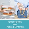 image:imageVtopmart 5Pack 30oz Glass Storage Containers with Lids Glass Meal Prep Food Container Sets with Snap Airtight Lid for Microwave Oven Freezer and Dishwasher GreyPink