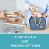 image:imageVtopmart 5Pack 30oz Glass Storage Containers with Lids Glass Meal Prep Food Container Sets with Snap Airtight Lid for Microwave Oven Freezer and Dishwasher GreyGrey