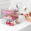 image:imageVtopmart Acrylic Organizer with 16 Drawers 4 SetClear Storage Drawers for Office SuppliesDesk Organization and Storage for MakeupJewelryArt CraftsC