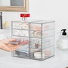 image:imageVtopmart Acrylic Organizer with 16 Drawers 4 SetClear Storage Drawers for Office SuppliesDesk Organization and Storage for MakeupJewelryArt CraftsC