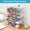 image:imageVtopmart Acrylic Organizer with 16 Drawers 4 SetClear Storage Drawers for Office SuppliesDesk Organization and Storage for MakeupJewelryArt CraftsE